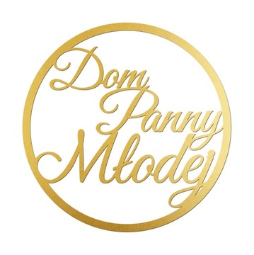 Koło obręcz Dom Panny/a Młodej/go 40cm KOMPLET 2