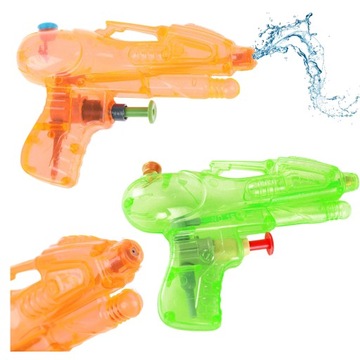 PISTOLET NA WODĘ 10,5cm POMPA WODNA BROŃ SIKAWKA NA WODĘ Śmingus Dyngus