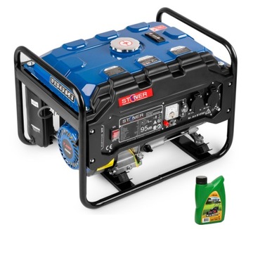 STONER AGREGAT PRĄDOTWÓRCZY GENERATOR PRĄDU AVR 3000 W + Olej AXENOL SAE 30