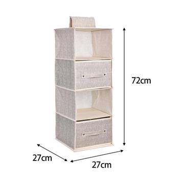 Органайзер для подвесного шкафа с ящиками Heavy Duty Apartment, 4 слоя