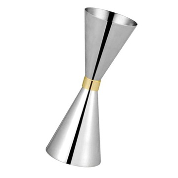 Джиггер для коктейлей в японском стиле, двойной, из нержавеющей стали, 45, 60 мл, серебристый