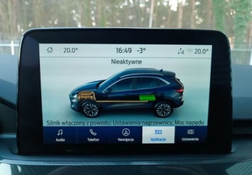 Ford Kuga III SUV Plug-In 2.5 Hybrid 190KM 2023 Ford Kuga 2.5 FHEV 190KM ECVT ST-LineX SalonPL SerwisASO FV23 Gwarancja, zdjęcie 16