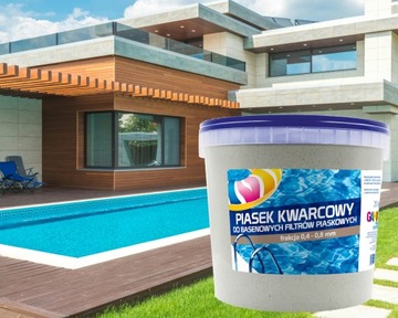 GAMIX ПЕСОК КВАРЦЕВЫЙ ГРАВИЙ ДЛЯ ФИЛЬТРУЮЩИХ НАСОСОВ БАССЕЙНА 20 КГ КВАРЦЕВЫЙ 0,4-0,8 мм