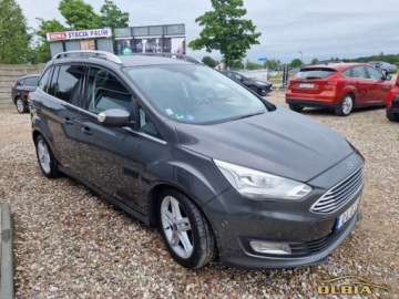 Ford C-MAX II Grand C-MAX Facelifting 1.5 EcoBoost 182KM 2016 Ford Grand C-MAX Park assist Podgrzewana kierownica Czujniki parkowania Su, zdjęcie 16