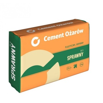 CEMENT OŻARÓW 25 KG SPRAWNY