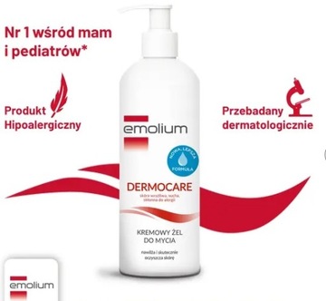 Крем-гель для умывания Emolium Dermocare, 400 мл