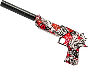 PISTOLET NA KULKI ŻELOWE Okulary KARABIN Automat