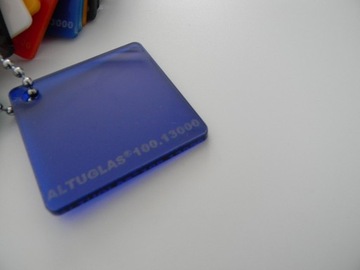 Оргстекло СИНИЙ полупрозрачное 3мм 50х100 см