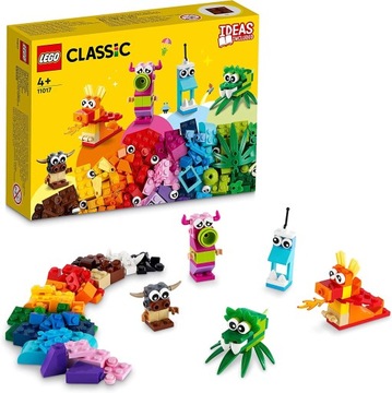 LEGO Classic 11017 Kreatywne potwory KLOCKI