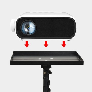 Портативное крепление для проектора с лотком для штатива и домашнего офисного оборудования.