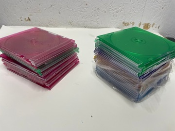 PUDEŁKA PUDEŁKO PŁYT CD ZESTAW WIELOKOLOROWE HAMA