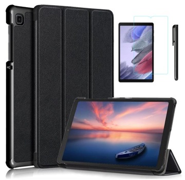 ETUI SMART COVER + SZKŁO + RYSIK do SAMSUNG GALAXY TAB A7 LITE T220 T225