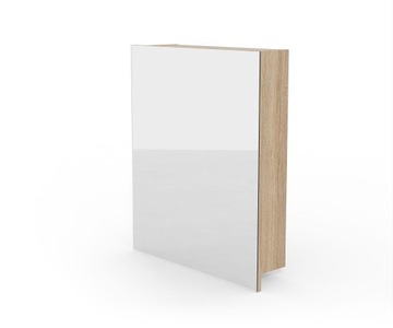 ШКАФ С ЗЕРКАЛОМ ДЛЯ ВАННОЙ 50 СМ - ДУБ СОНОМА