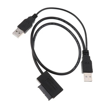 Adapter USB 2.0 do Mini SATA 7 6 13-pinowy do