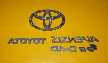 LOGO ZNAK KRYT KUFRU D4D T3-S TOYOTA AVENSIS II 2 T25 03-06 HB