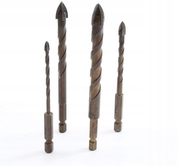 Титановые сверла 7 шт Стекло Керамика Бетон Гранит