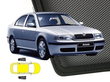 Zasłonki dedykowane Skoda Octavia I htb