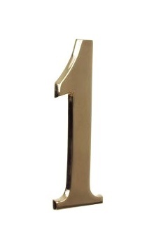 CYFRA NUMER NA DRZWI MOSIĘŻNA SAMOPRZYLEPNA 5 cm NR 1