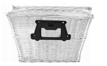 ПЛЕТЕНАЯ КОРЗИНА ДЛЯ ВЕЛОСИПЕДА CLICK CLICK КОРЗИНА, БЕЛАЯ