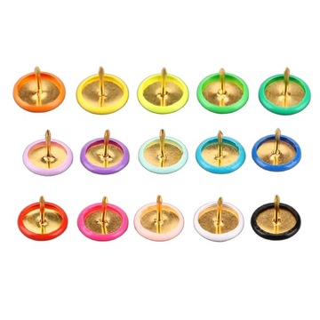 PINEZKI KOLOROWE METALOWE W POJEMNIKU 300 SZT