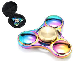 FIDGET SPINNER HAND METALOWY UFO + ETUI