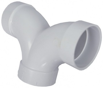 TRÓJNIK PVC2x90/51 mm