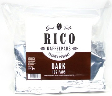 Kawa w saszetkach Rico Kaffee Premium DARK - mocna 306 saszetek - 3 szt.