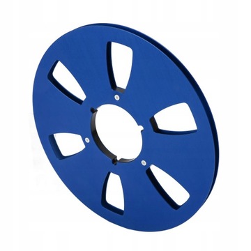 КАТУШКА С ЗАПИСЬЮ 1/4 10,5 ДЮЙМА, 6 ОТВЕРСТИЙ, СИНАЯ