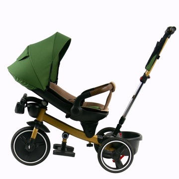 ВЕЛОСИПЕД KIDSEE RAPTOR TRIKE С МУЗЫКОЙ И СВЕТЛО-ЗОЛОТО-ЗЕЛЕНЫМ