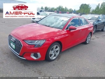 Audi 2022 Audi a3 Premium 40 S-Line, 2022r., 2.0L 2.0 Benzyna 201KM