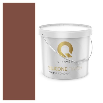TYNK SILIKONOWY BRĄZOWY CIEMNY 15KG GRANULACJA 1.5mm