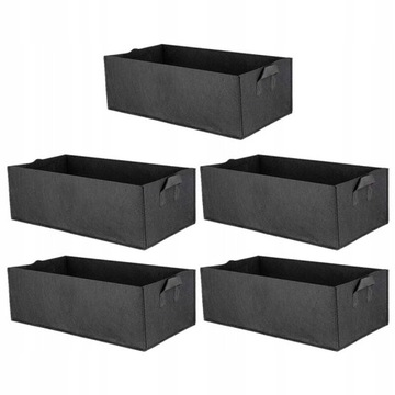 5 Pack tkanina skrzynka do podwyższonych grządek,