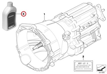 OE BMW MTF LT-2 Масло для механических коробок передач