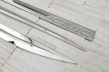 СТАЛЬНЫЕ НАКЛАДКИ НА ДВЕРИ HONDA CIVIC 2016+