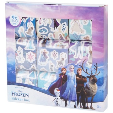 Naklejki FROZEN 9 rolek 35 x 5,5 cm