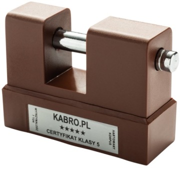 KABRO KŁÓDKA C5 TRZPIENIOWA ANTYWŁAMANIOWA ATEST BRĄZOWA