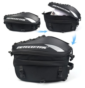 МОТОЦИКЛЬНЫЙ РЮКЗАК ВОДОНЕПРОНИЦАЕМЫЙ ТРЕК МОТОЦЕНТРИЧЕСКИЙ ЧЕРНЫЙ КРАСНЫЙ 2в1