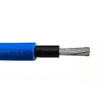 Kabel solarny 4mm (niebieski) 1mb. PV fotowoltaika