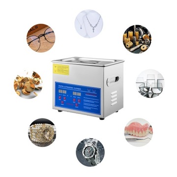 VEVOR 1,3L Myjka Ultradźwiękowa 60W 40KHz 220V