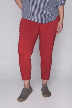 Spodnie CEVLAR z zameczkami kolor czerwony rozmiar 52
