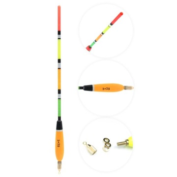 НАБОР ИЗ 5 БАЛЬЗЫ С ПОПЛАВКАМИ 3/4/5/6+2G;