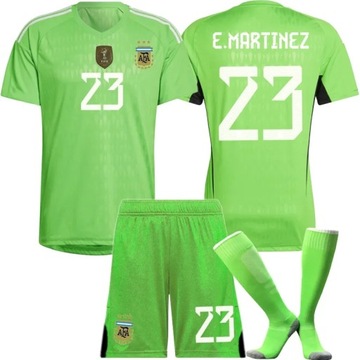 23-24 Zestaw piłkarski AFA nr 23 E.Martinez Bramkarz Niebieski