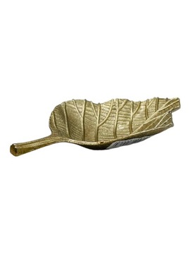 Patera Liść metal (S) Boho Style Gold