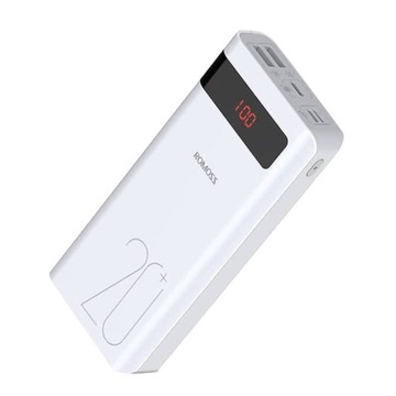 ROMOSS МОЩНЫЙ БОЛЬШОЙ USB POWERBANK 20000МАЧ 2X USB-A USB-C 18ВТ С ДИСПЛЕЕМ