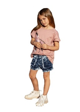 Spodenki jeansowe niebieskie Mash Mnie 92/98