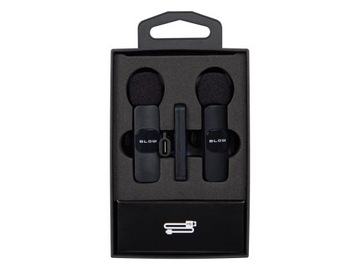 2x БЕСПРОВОДНОЙ ПРИЕМНИК ДЛЯ МИКРОФОНА, АДАПТЕР USB-C ДЛЯ МОЛНИИ