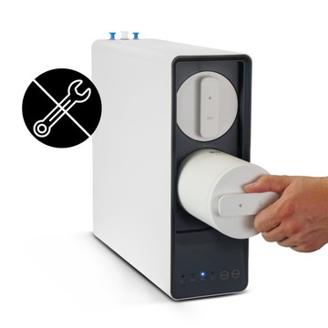 Фильтр для воды обратного осмоса, смеситель RO600 MINI 600 GPD + бутыль DAFI SOLID