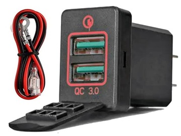 USB QC 3.0 GNIAZDO TOYOTA WIAZKA QUICK CHARGE C