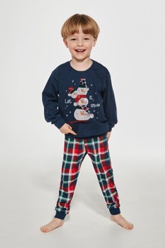 Piżama Cornette Kids Boy 593/154 Snowman 2 r 110-116