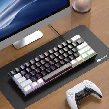 Игровая клавиатура мембрана Magegee TS91 RGB светодиодная подсветка новая
